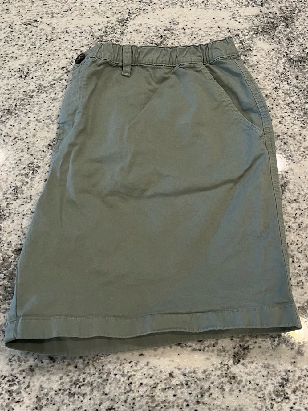 Chubbies Shorts Men’s 3XL Green 7” Inseam Chino Elastic Waist Stretch Originals